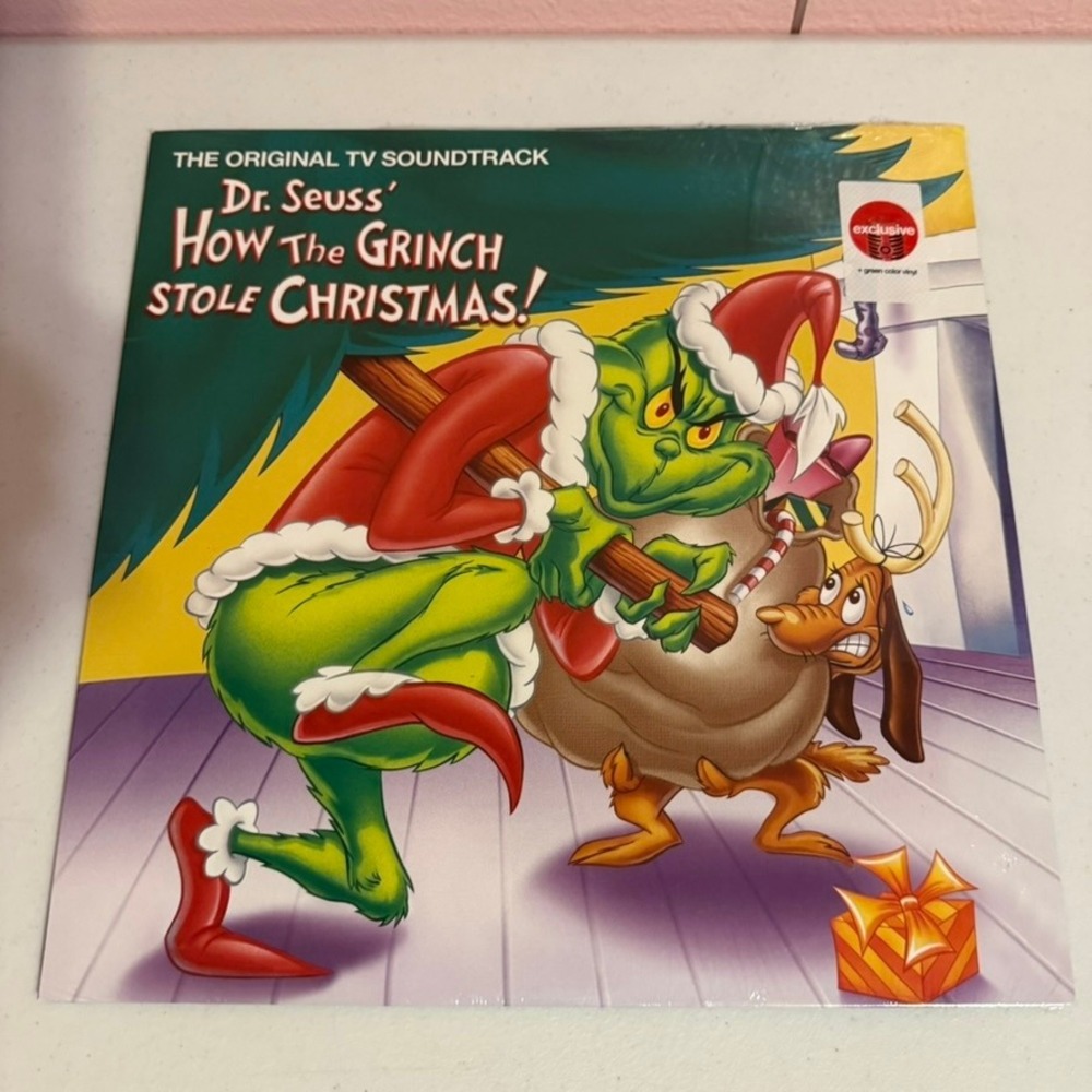 Dr Seuss How The Grinch Stole Christmas Soundtrack Green Vinyl LP